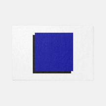 Carré Bauhaus Design Bleu classique
