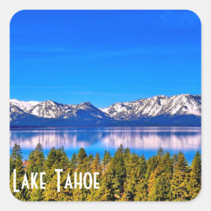 CARRÉ BELLE STICKER GLOSSY DE LAC TAHOE