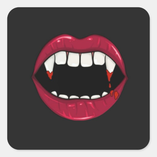 Carré Bite Me sticker (Devant)