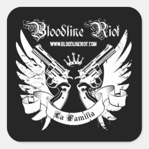 Carré Bloodline Riot - La Familia Sticker
