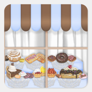 Carré Boulangerie Sweet Treat Food Sticker