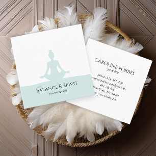 Carré Carte de visite de Yoga Energie Wellness