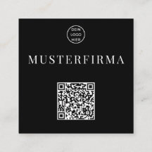 Carte de visite du code QR