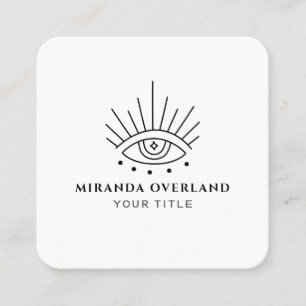 Carré Carte de visite du logo Mystic Eye