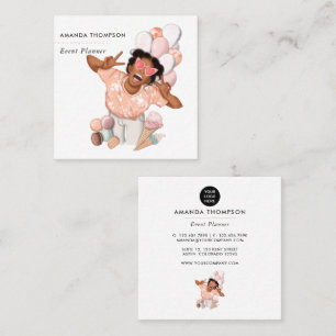 Carré Carte de visite professionnelle Event Planner Squa