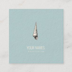 CARRÉ CARTE DE VISITE SEASHELL
