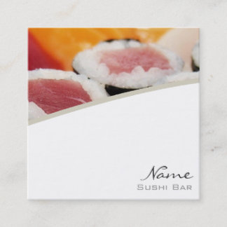 Carré Carte de visite Sushi Bar