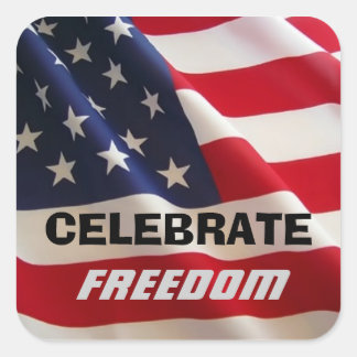 CARRÉ CÉLÉBRER LA LIBERTÉ STICKER