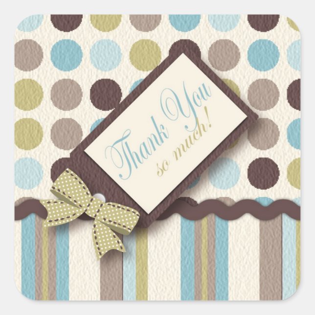 Carré C'est un garçon ! Sticker TY B (Devant)