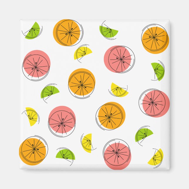 Carré Citrus multi aimants (Devant)