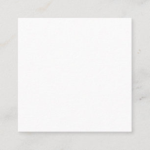 Carré Créez Votre Propre Carte de Visite Carrée Carrée