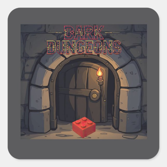 Carré Dark Dungeons sticker  (Devant)