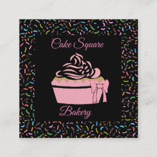 Carré de boulangerie mignonne, Carte de visite de 