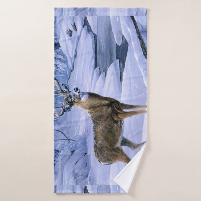 carré de la rivière des neiges (Serviette de bain)