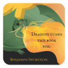 Dragons Garde Ce Livre Sticker Plaque d'incendie