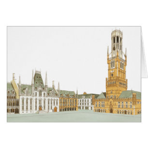 Carré du marché. Bruges Belgique