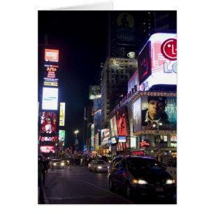 Carré du Times de nuit à Manhattan, New York