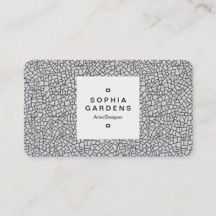 Carré Étiquette 03a - Craquelure Motif