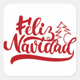 Carré Feliz Navidad Sticker