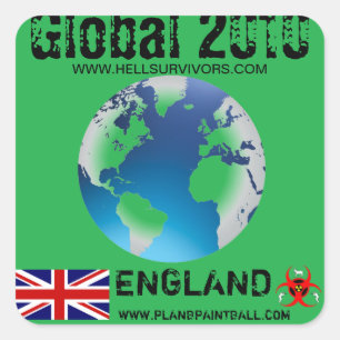 Carré Global Sticker England 2010