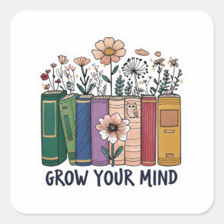 Carré Grow Your Mind Sticker