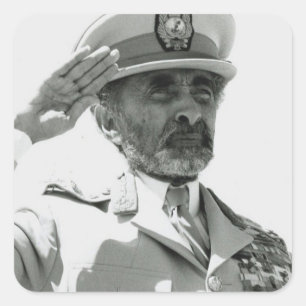Carré Haile Selassie - Jah Rastafari - Reggae Sticker