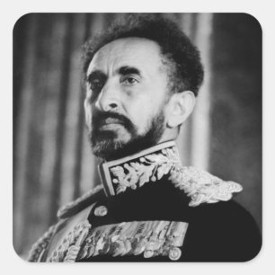 Carré Haile Selassie - Jah Rastafari - Reggae Sticker