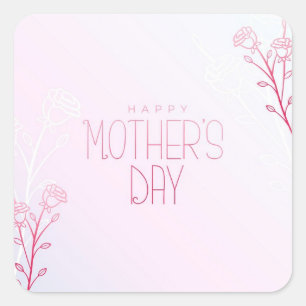 Carré Happy Mothers Day Sticker