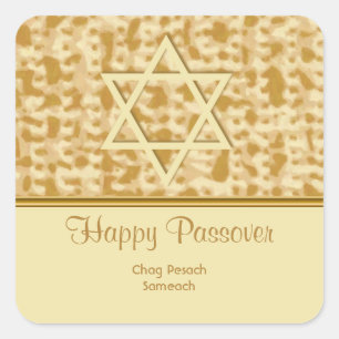 Carré Happy Passover Sticker