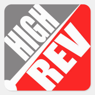 Carré Haut Rev Logo Sticker