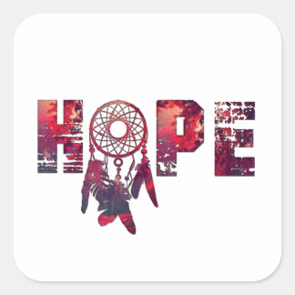 Carré Hope Sticker