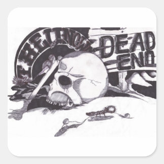 Carré Inconnu - Sticker de fin morte