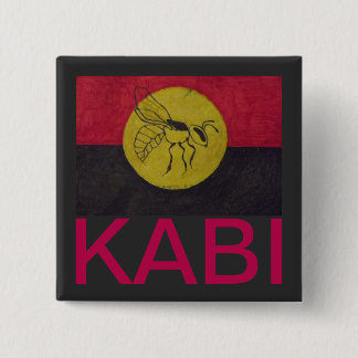 CARRÉ KABI KABVAI BEE BADGE - LETTRE CRIMSON.