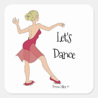 Carré Let's Dance Sticker