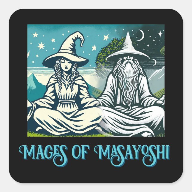 Carré Mages de Masayoshi Sticker (Devant)
