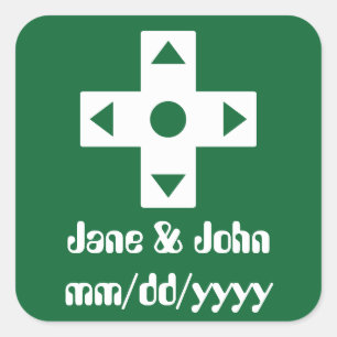 Carré Mode multijoueur dans Sticker vert