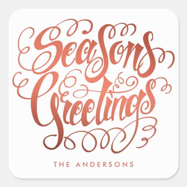 CARRÉ NOËL | STICKER VACANCES (Devant)