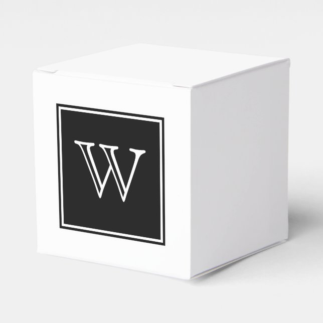 Carré noir Ballotins de monogramme (Verso)