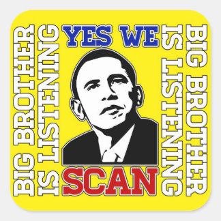 Carré Obama Oui Nous Analysons Sticker