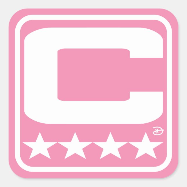 Carré Patch Champion - BC Awareness Pink Sticker (Devant)