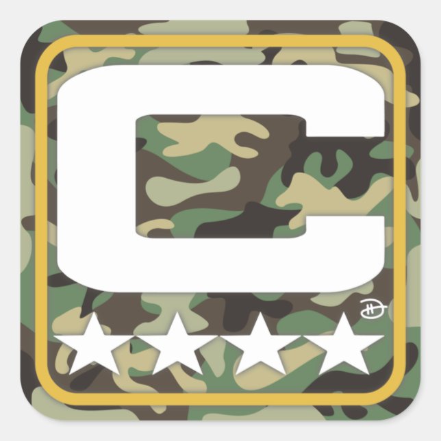 Carré Patch Champion - Sticker Édition USA (Devant)