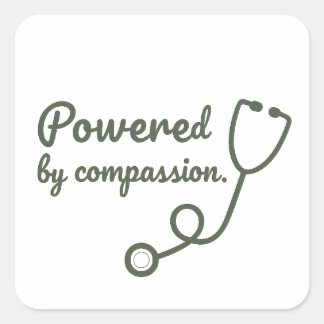 Carré Powered by Compassion Sticker