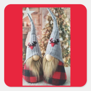 CARRÉ PRÉCIEUX **CHRISTMAS GNOME" STICKER