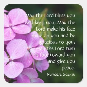 Carré Que Le Seigneur Vous Bénisse Sticker
