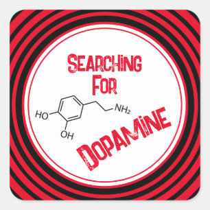 Carré Recherche D'Un Sticker Dopamine