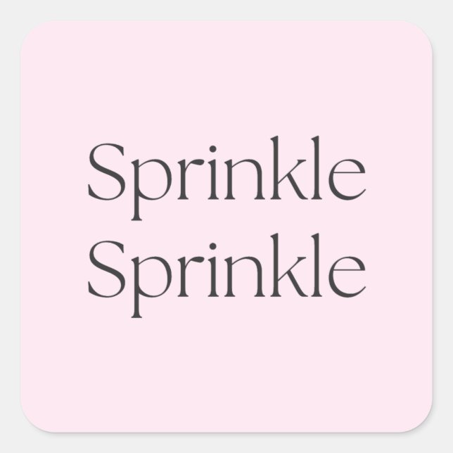 Carré Sprinkle Sprinkle Sticker I Shera Seven (Devant)