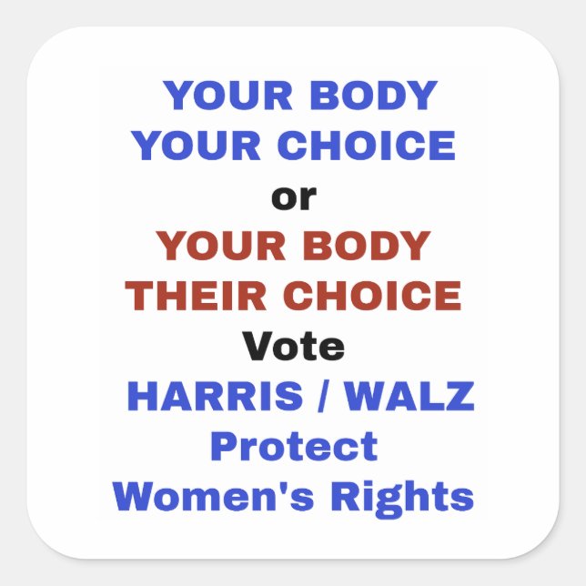 Carré Sticker (Devant)