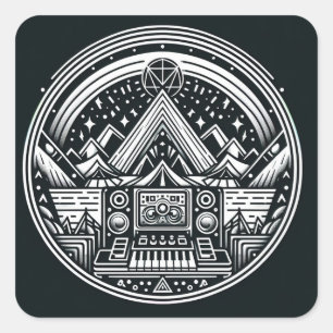 Carré Sticker