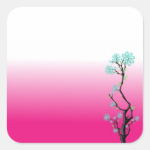 Sticker 2 Fleurs de Verre