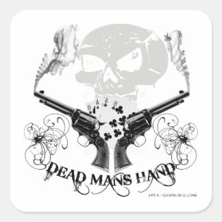 Carré Sticker à main des machines mortes